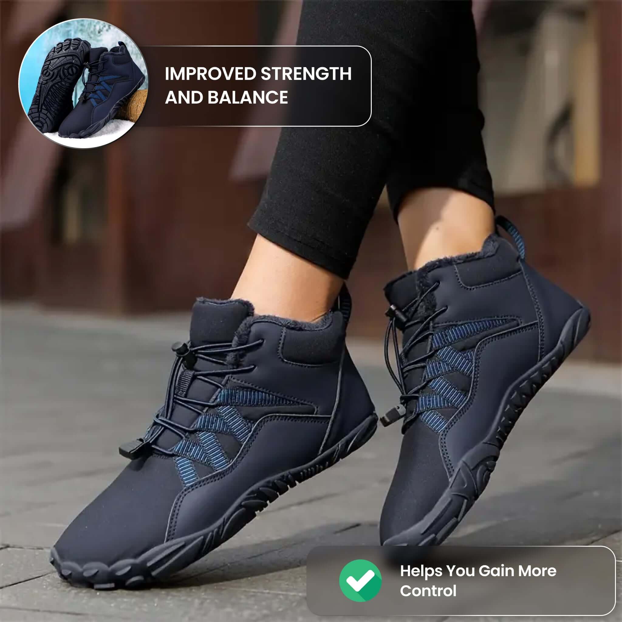 Carter Elite - Non-slip & Universal Winter Barefoot Shoe