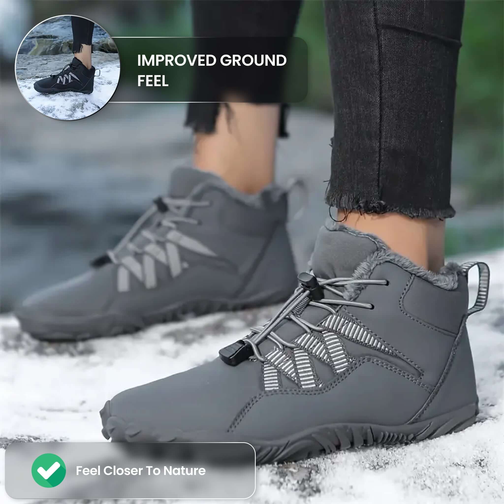 Carter Elite - Non-slip & Universal Winter Barefoot Shoe