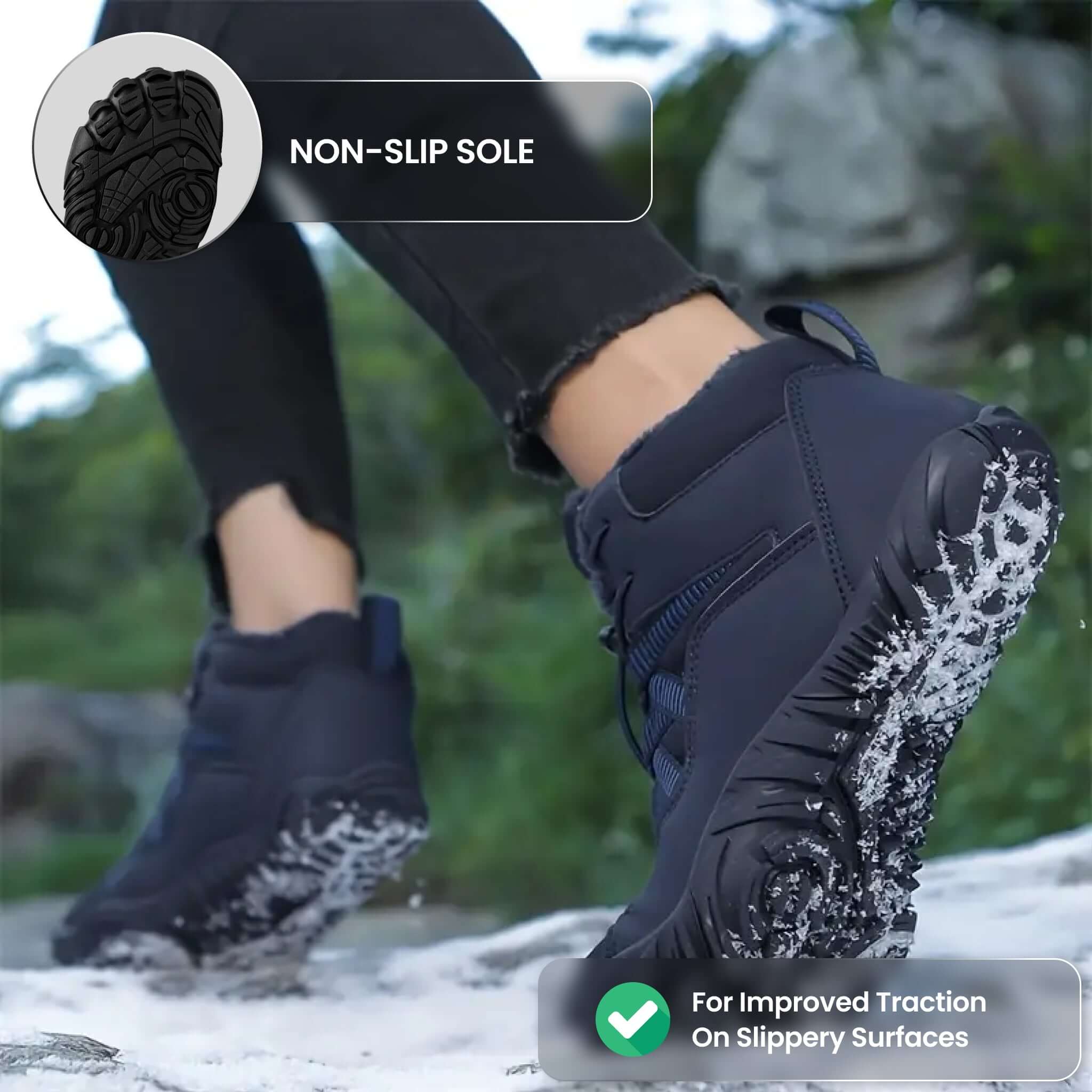 Carter Elite - Non-slip & Universal Winter Barefoot Shoe