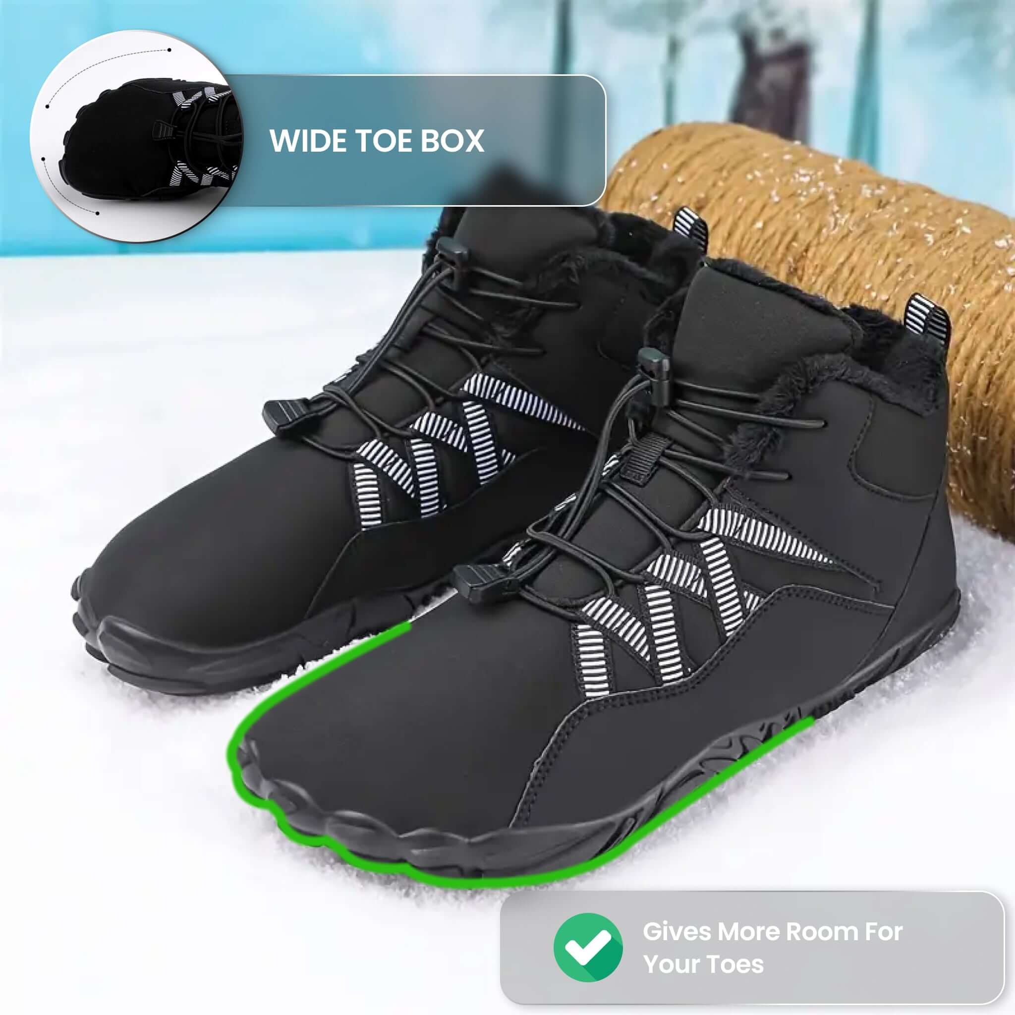 Carter Elite - Non-slip & Universal Winter Barefoot Shoe