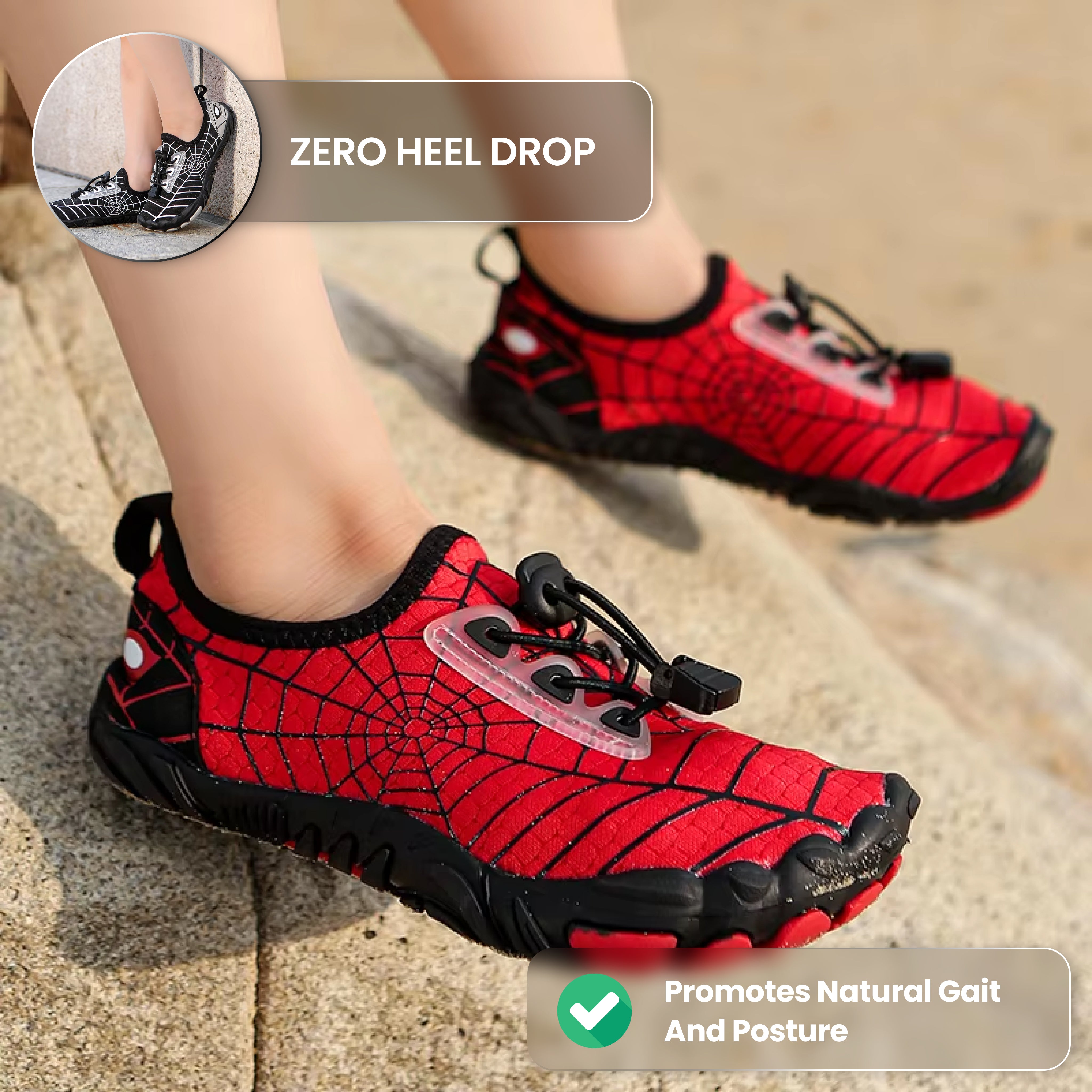 WebKids Barefoot Shoes - Quick Dry Barefoot Shoes For Kids