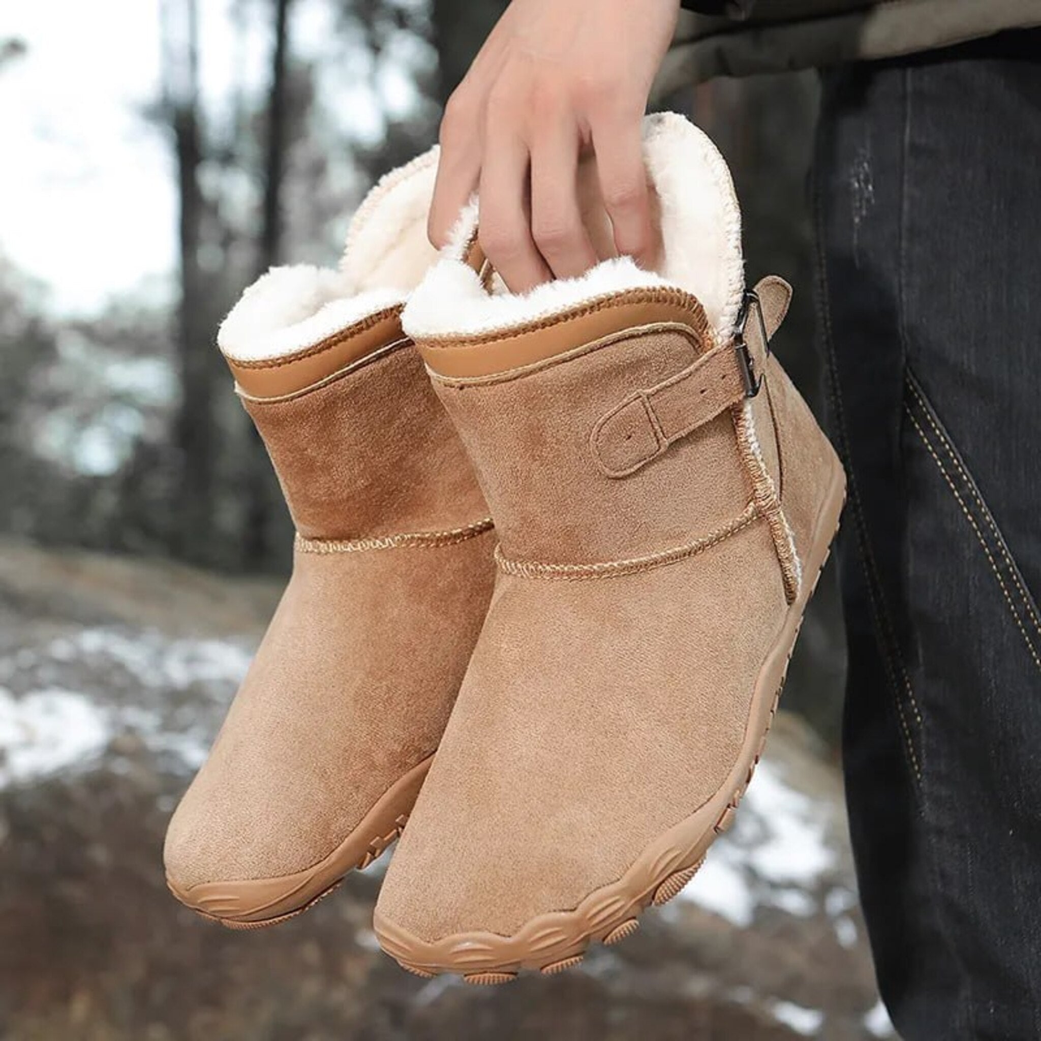 Winter Barefoot Boots with Wide Toe Box