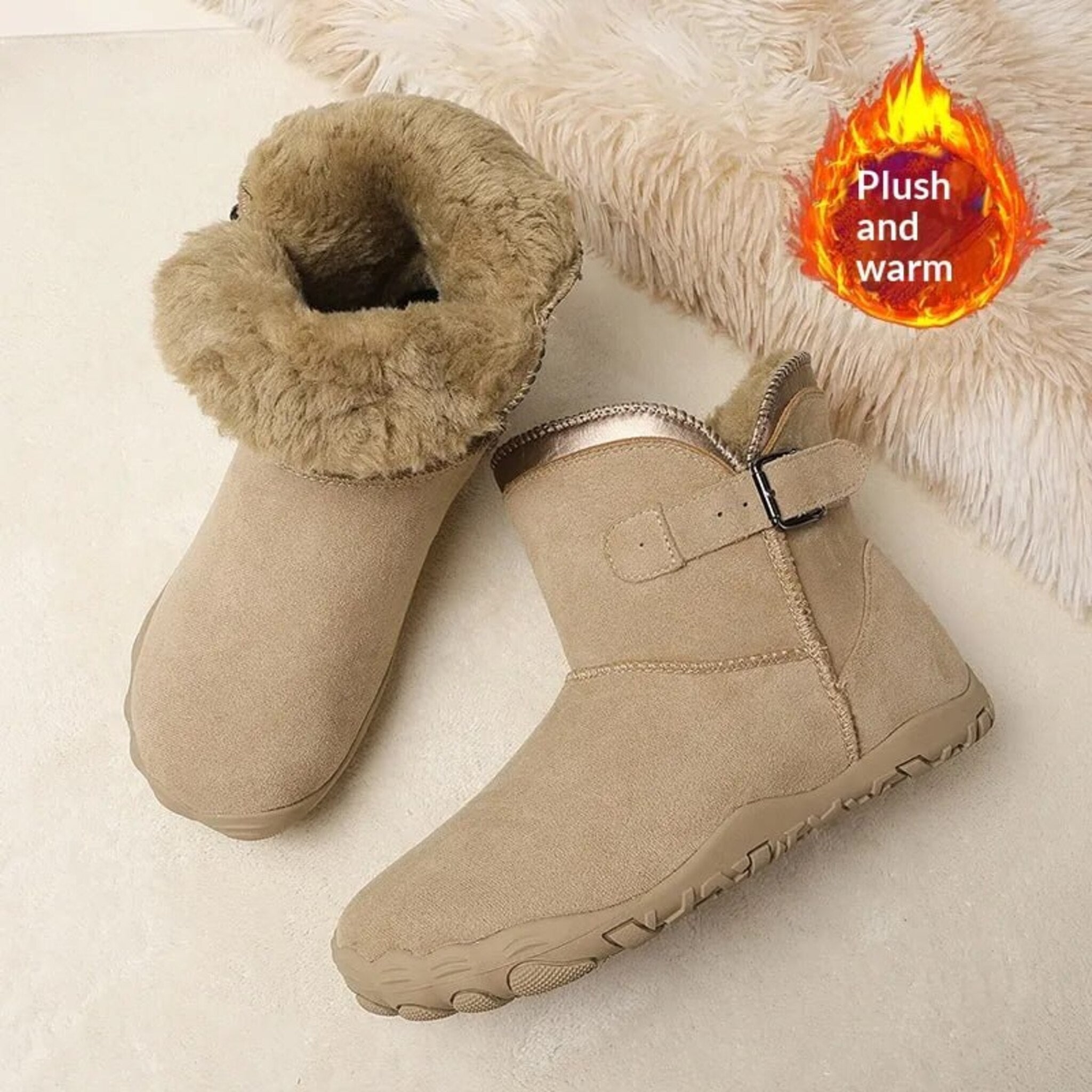 Winter Barefoot Boots with Wide Toe Box