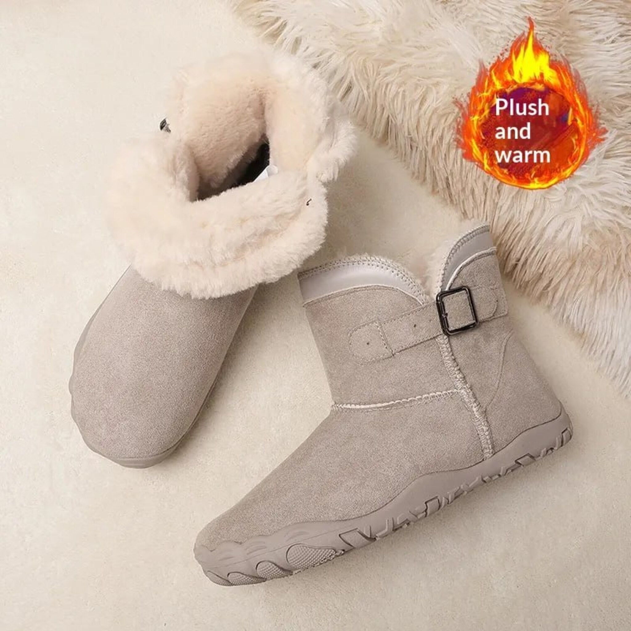 Winter Barefoot Boots with Wide Toe Box