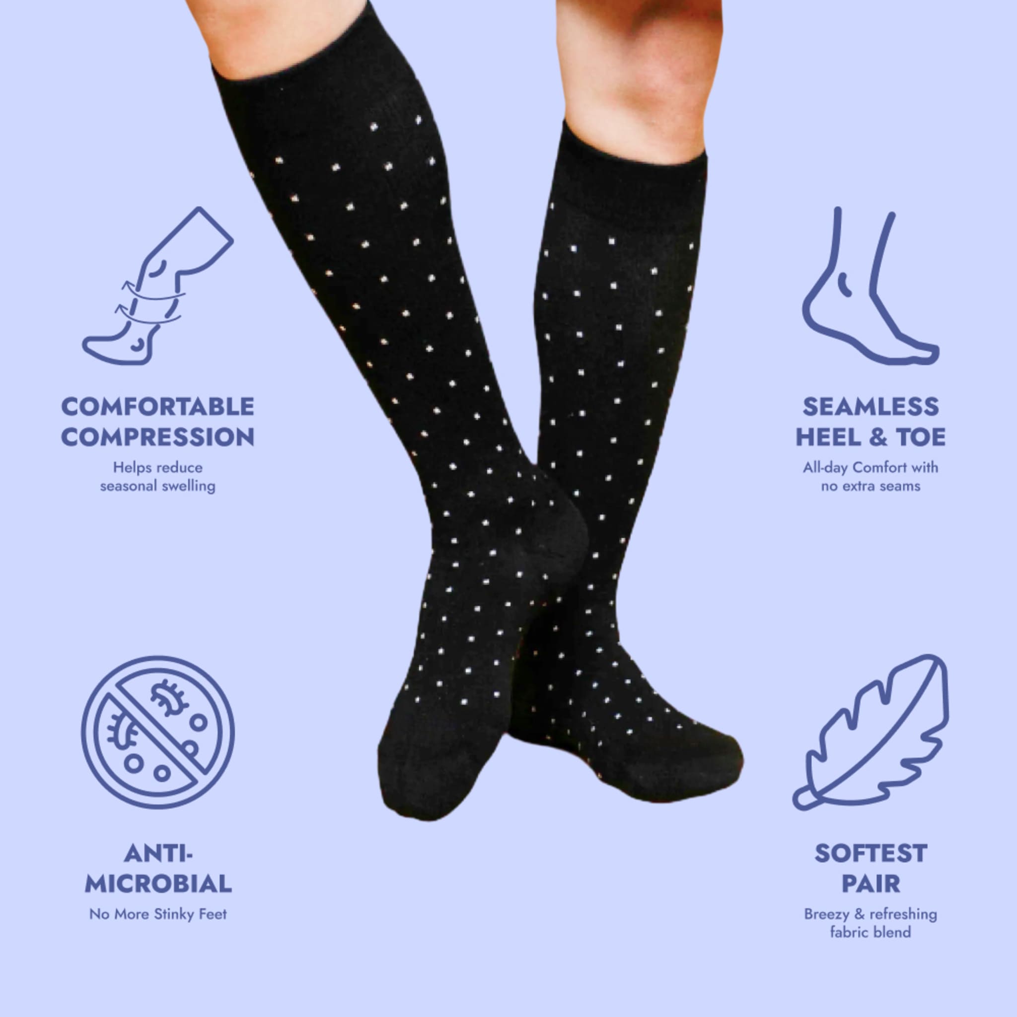 Compression Socks - (18–25 mmHg)
