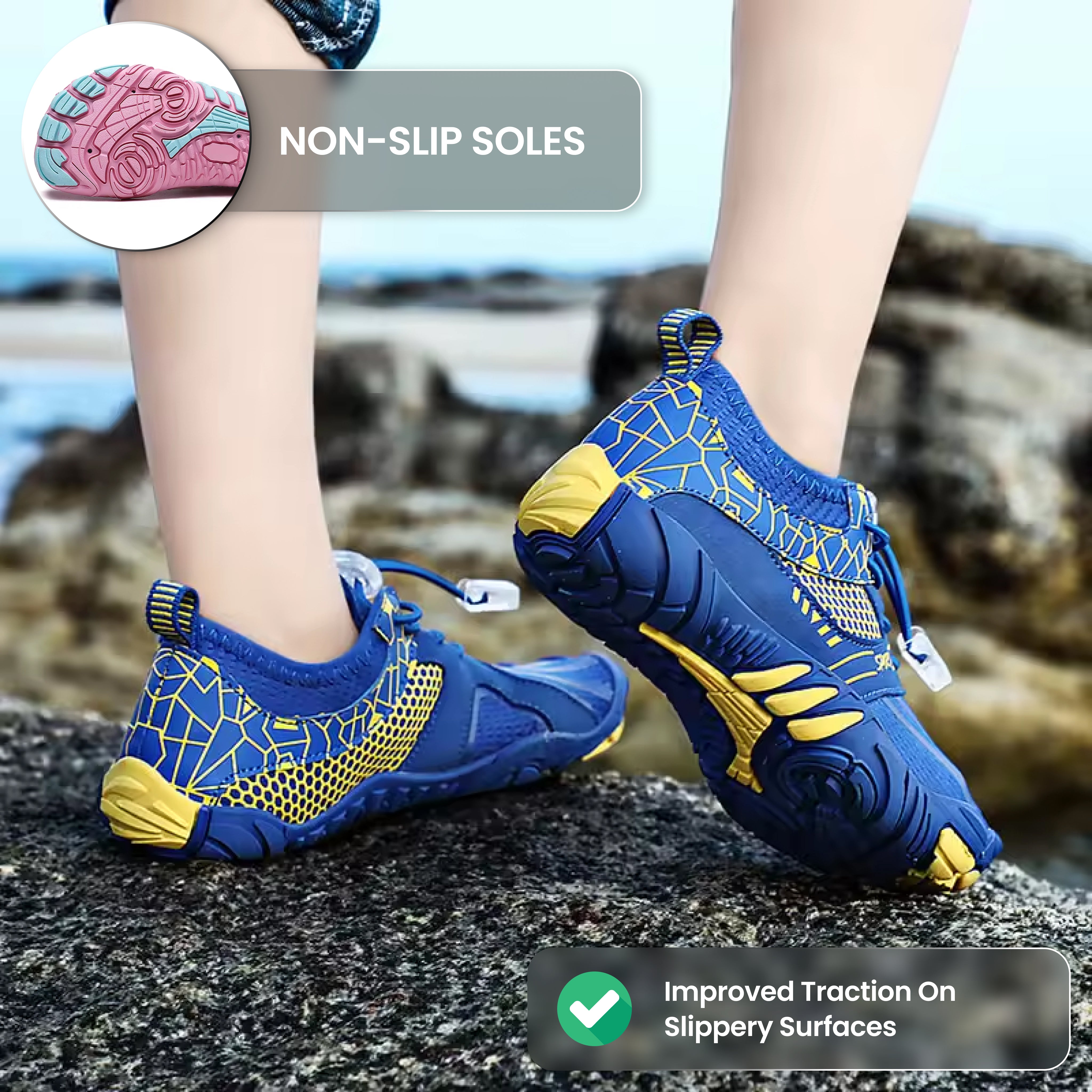 Alpine Teens - Non-Slip Barefoot Shoes for Kids