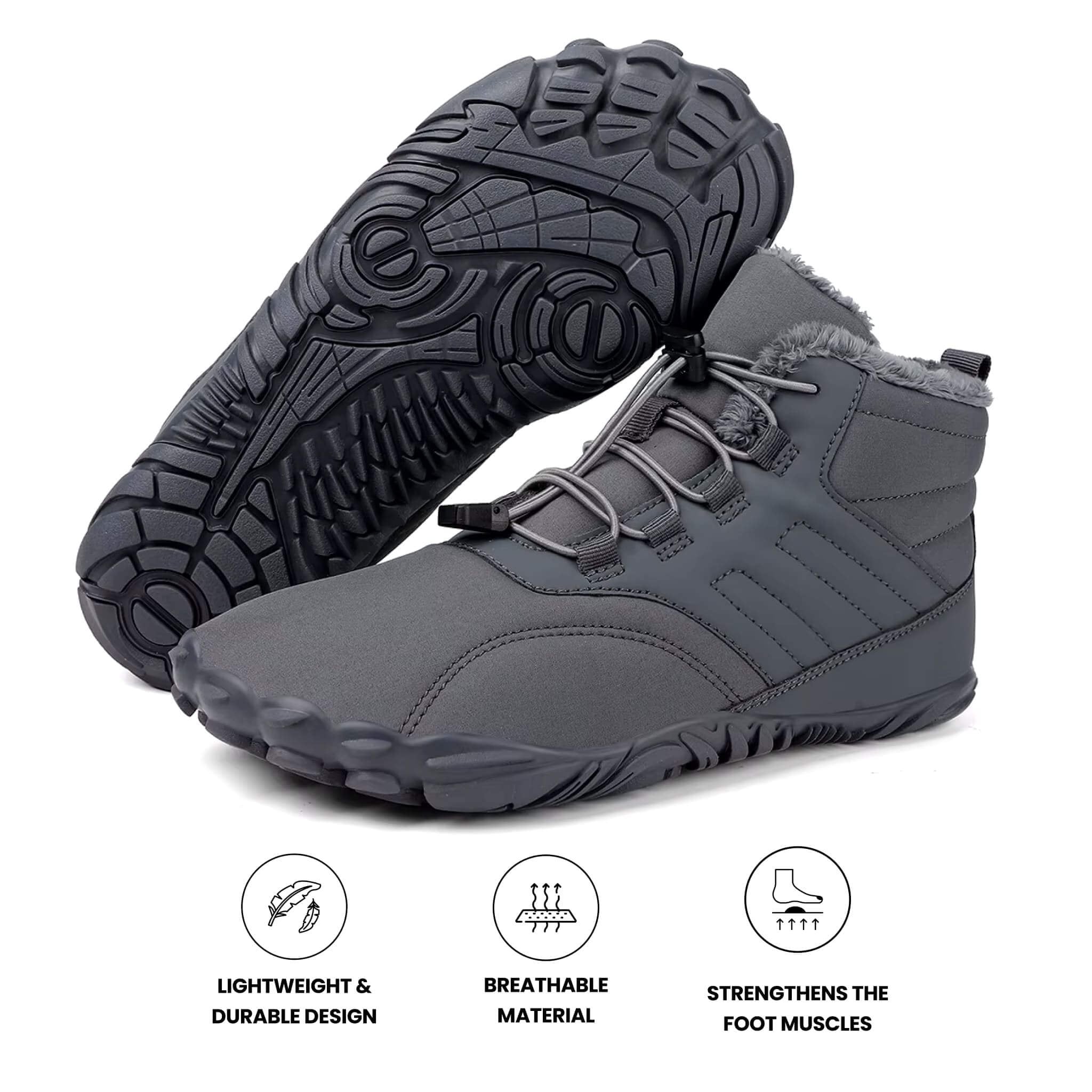 Caspar Pro - Non-slip & Waterproof Winter Barefoot Shoe (Unisex)