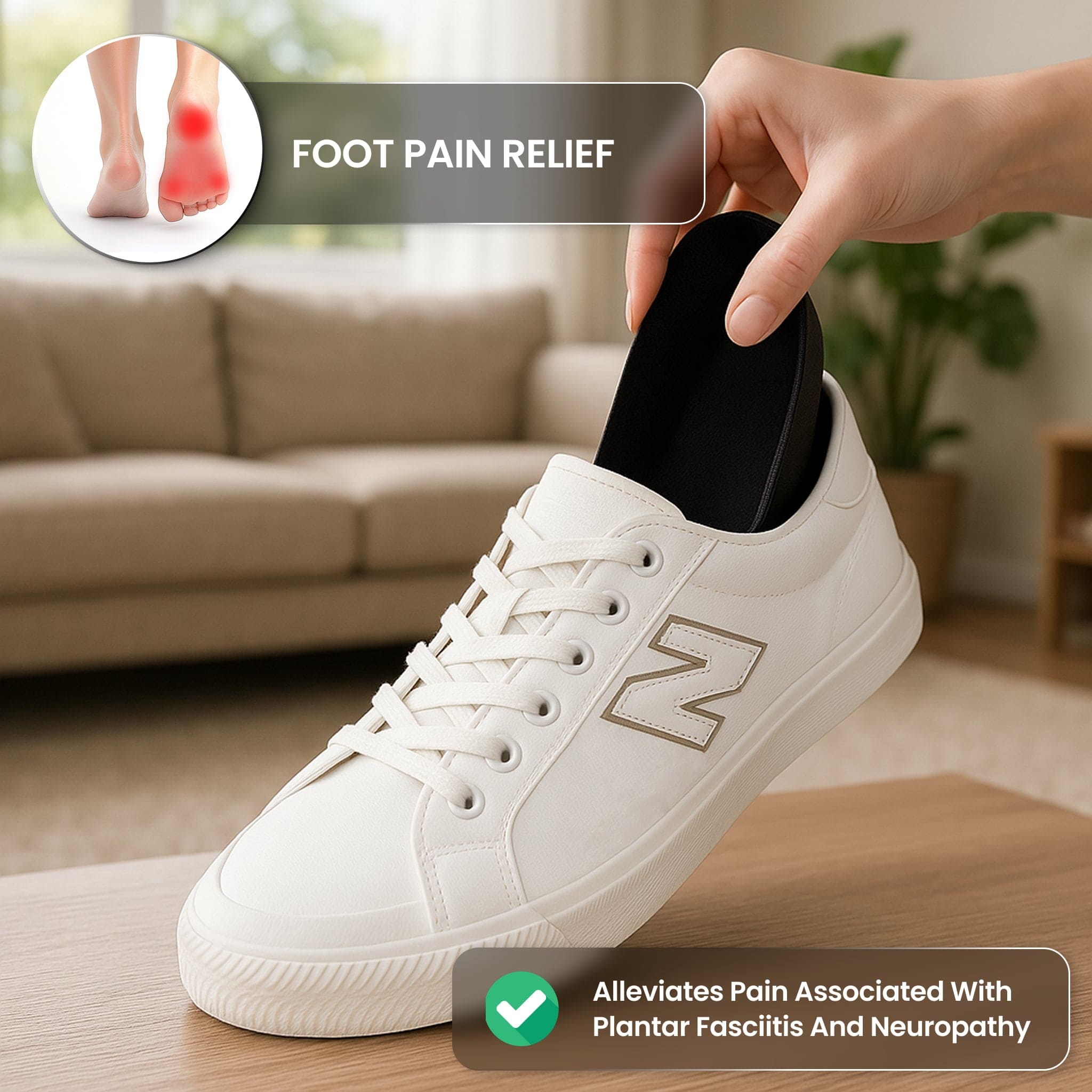Alpine Orthopedic Soles - Pain relieving and shock absorbing foot pads