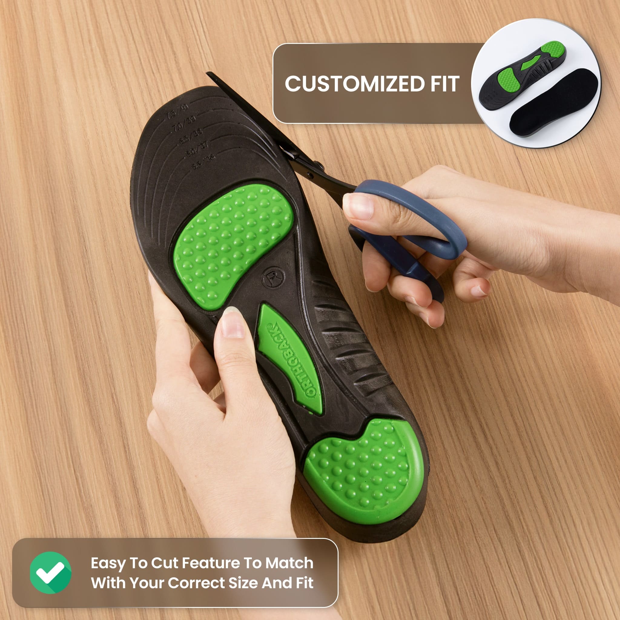 Alpine Orthopedic Soles - Pain relieving and shock absorbing foot pads