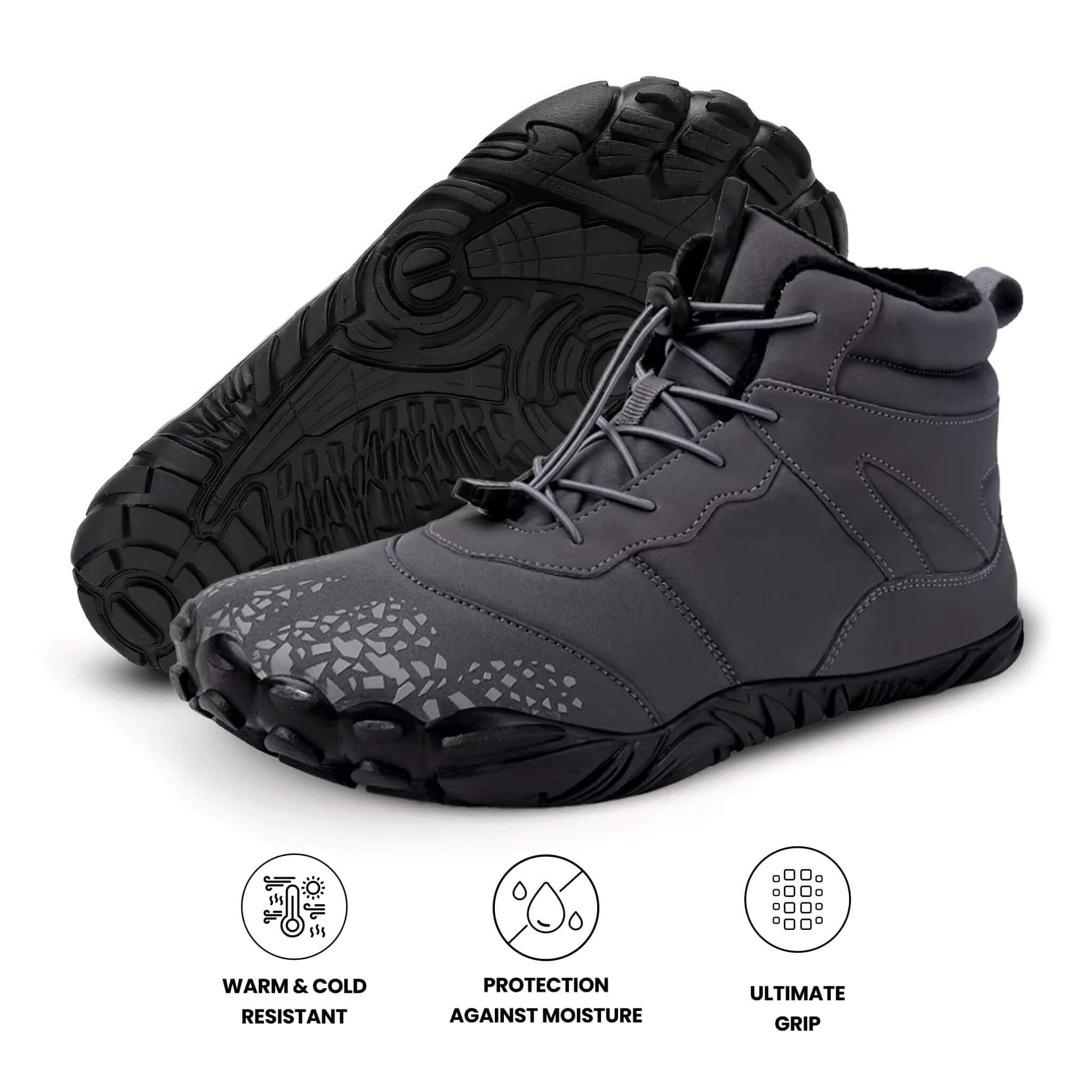 Vindra Flex - Non-slip & Universal Winter Barefoot Shoe (Waterproof)