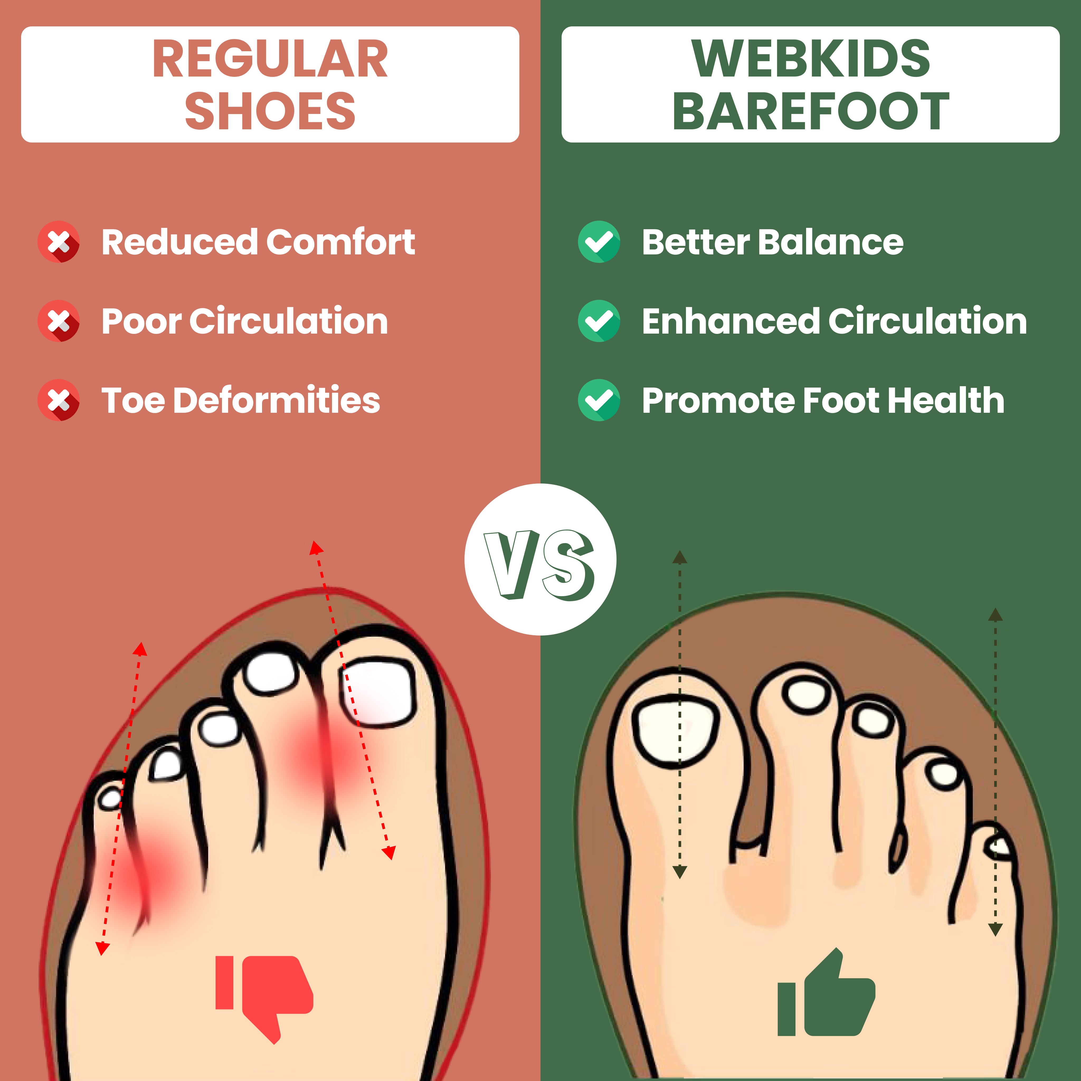 WebKids Barefoot Shoes - Quick Dry Barefoot Shoes For Kids