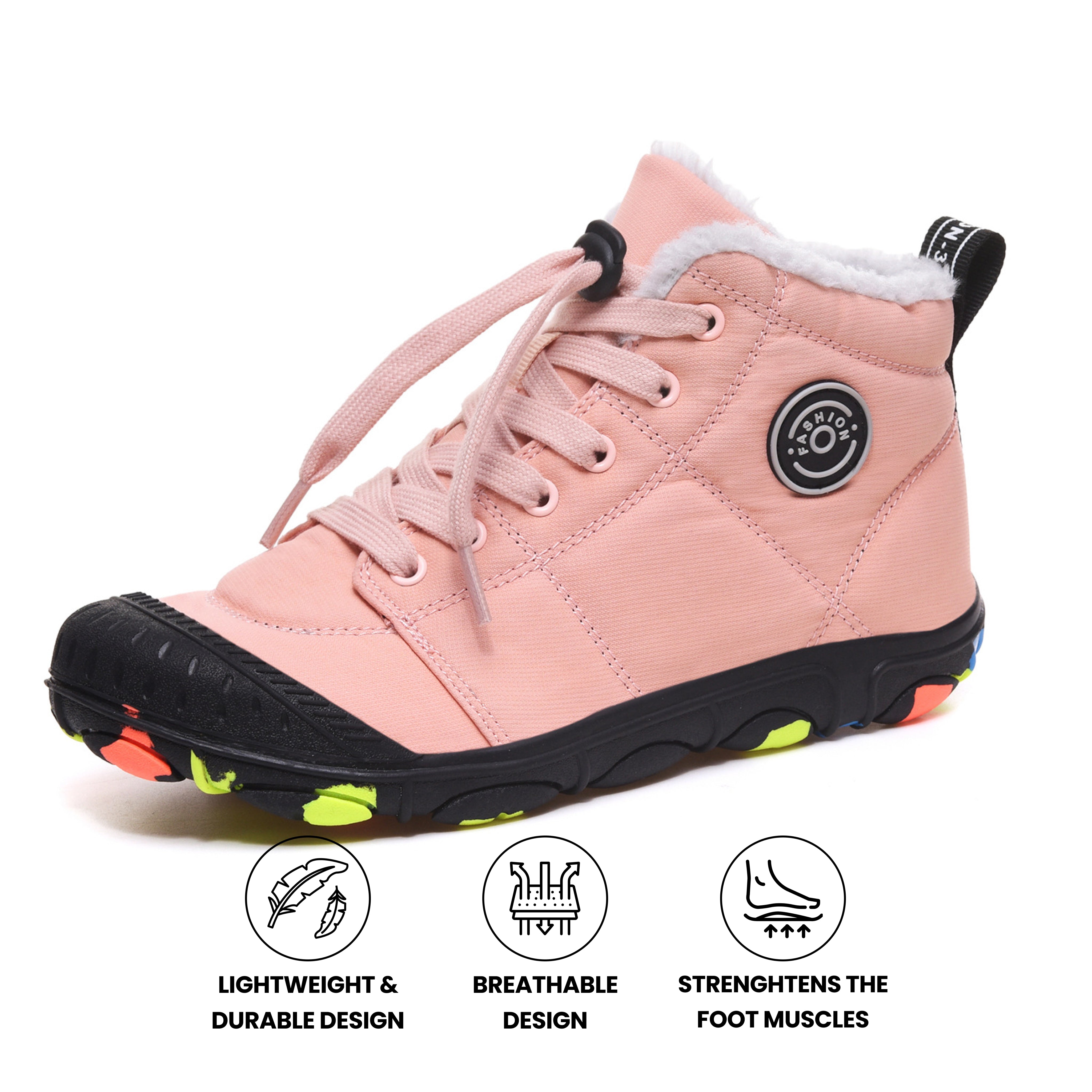 Alpine Kids - Waterproof Barefoot Winter Shoes for Kids