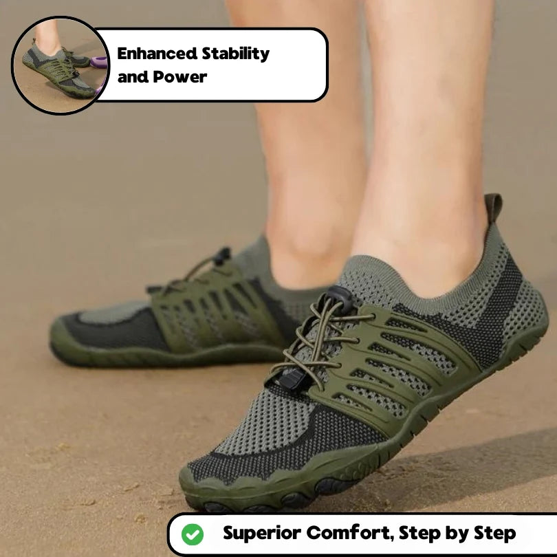 CanyonTrek: Non-Slip All-Environment Barefoot Shoes