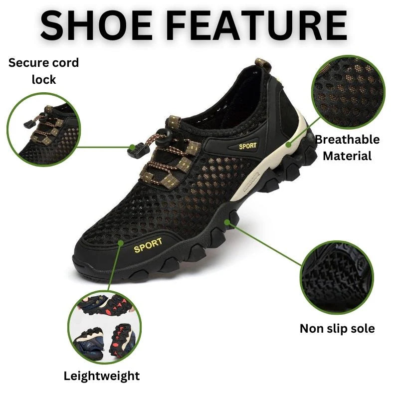 ZenStride - Wide Toe Box Hiking Shoes - Healthy & non-slip barefoot shoes (Unisex)